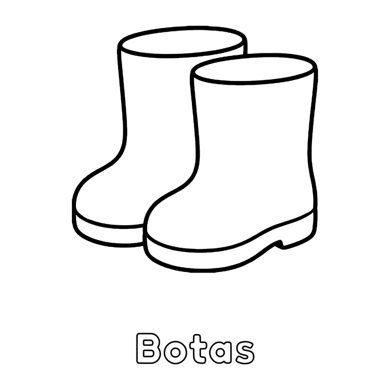 Unos calcetines, un vestido y unas botas, tal como aparecen dentro de los libros.