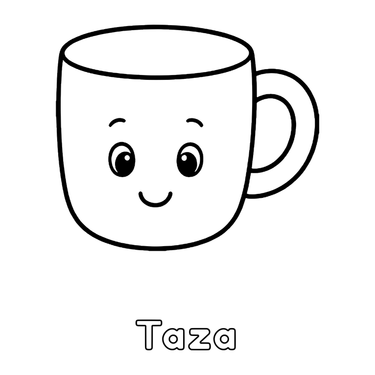 Una taza, una lámpara y una llave, tal como aparecen dentro de los libros.