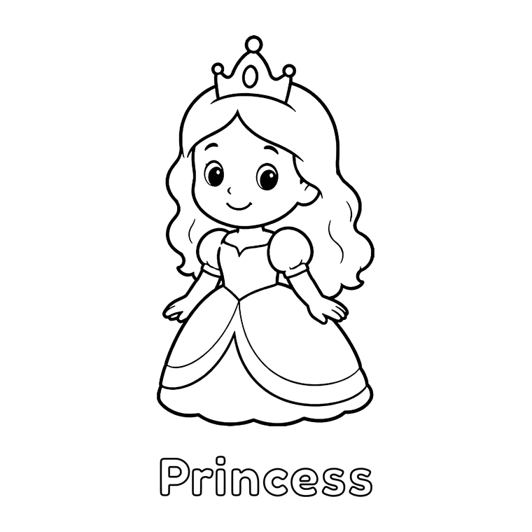 A unicorn, a dragon and a princess, exactly as they appear inside the books.